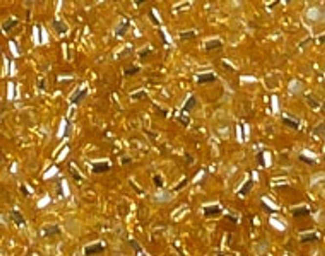 Hovedbilde Perler 42 - Silver lined gold gold