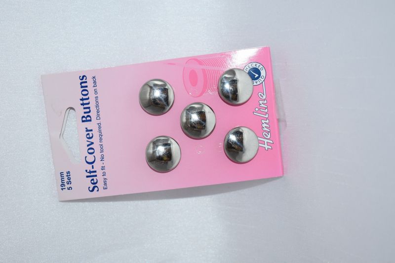 dekk knapp 19mm rosa
