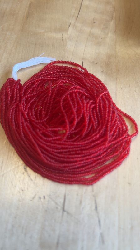 Mini 100 - rød transparent 