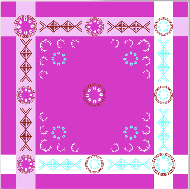 Hovedbilde 1 Lifjell silkesjal Cherise