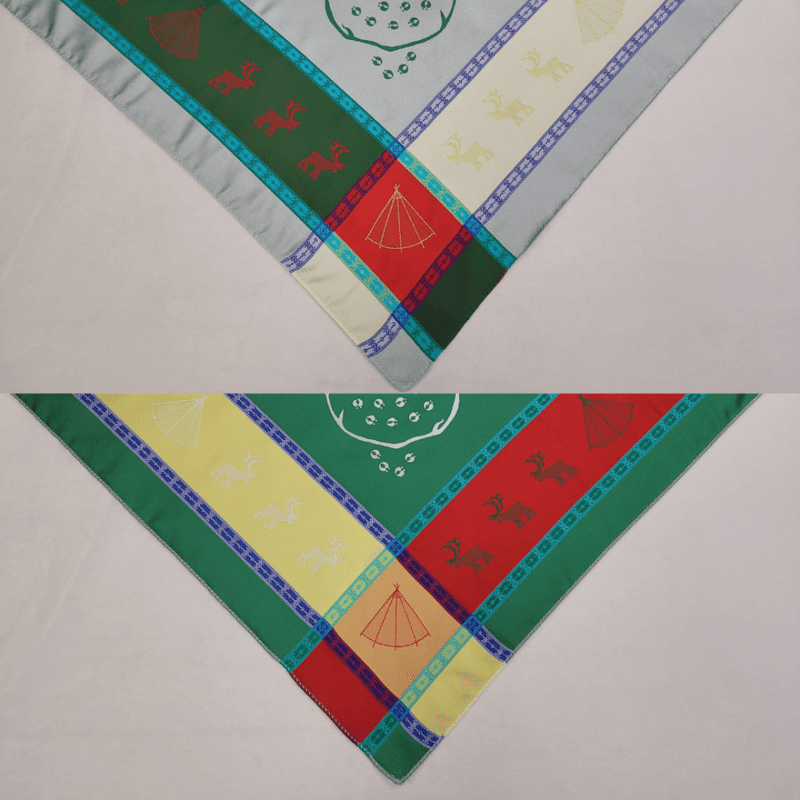 2310A  Låavtegelijnie  / Lavvosjal Grønn