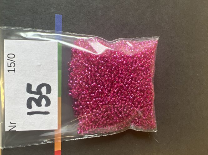 Hovedbilde Mini 135 - bringebær transparent sølv på innsiden