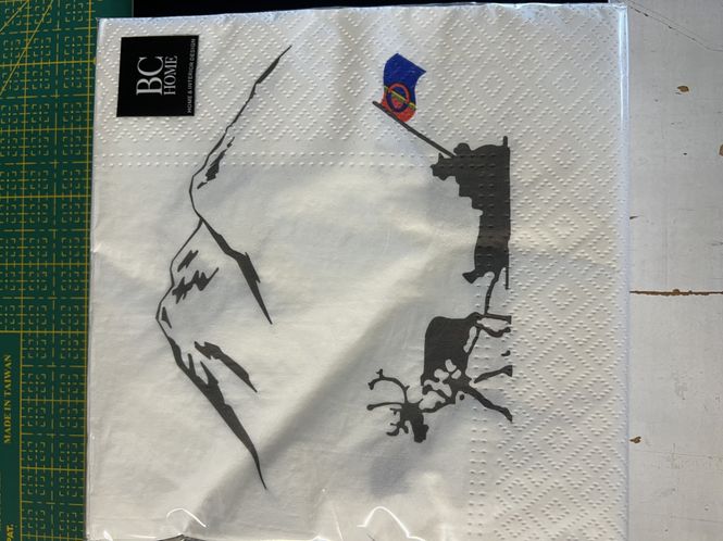 Hovedbilde Servietter rein m slede