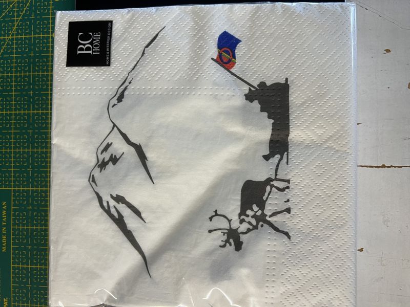 Servietter rein m slede